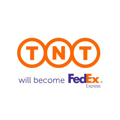 TNT - International shipping services, transitioning to FedEx TNT logo - international courier services, soon to become FedEx